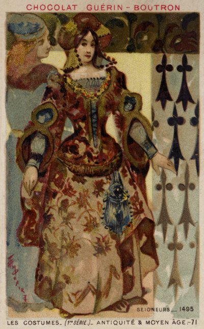 Herre och fru, 1495 av French School